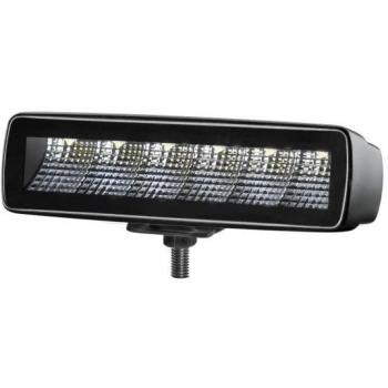 HELLA Black Magic Mini LED Work Light - 12/24V, 1600 lm, 155 mm Wide Beam with Mounting Kit