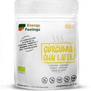 Cúrcuma Latte Chai XL Pack Sin Gluten Eco Vegan 500g Energy Fruits