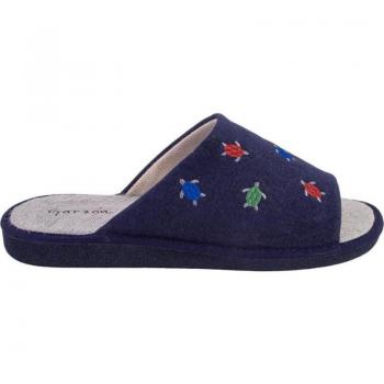 Zapatillas de casa de hombre GARZON P377.127 azul marino