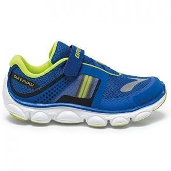 Brooks Kids Pure Flow 4 Zapatillas de running para niños pequeños y funda de almohada, color, talla 13.5C US - 31.5 EU