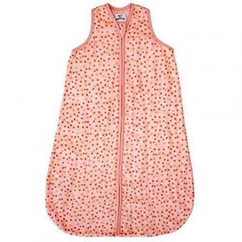 Saco de dormir ligero Poema para bebé 0-6 meses, 70 cm, con cremallera ajustable y diseño en muselina de bambú