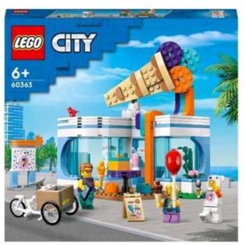 LEGO City Heladería 60363 Set de Construcción con Carrito y 3 Minifiguras, 296 Piezas, para Niños de 6 Años en Adelante