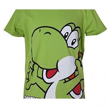 Super Mario Camiseta Kids Yoshi Nintendo Cotton Green - 98/104