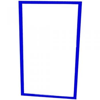 HenBea- Espejo infantil acrílico con marco de madera, Color azul, 120x50 cms
