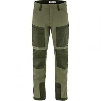 Fjällräven Men's Keb Agile Outdoor Trousers - Laurel Green/Deep Forest Size 58 Regular