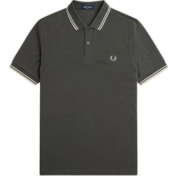 Polo Fred Perry M3600 para hombre con ribetes en cuello y puños