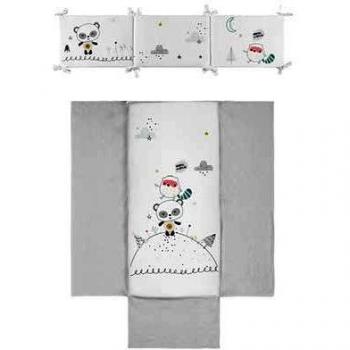 Bimbi Chic Edredon+Prot.60X120 202 Panda 601 20 - Edredones, unisex
