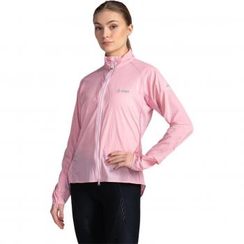 Kilpi Tirano Women's Lightweight Windproof Running Jacket - Light Pink