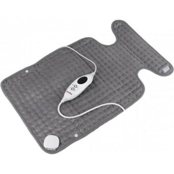 Almohadilla Eléctrica Térmica Gris 65x38cm con 6 Niveles de Calor