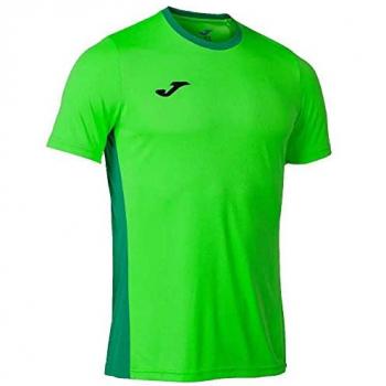 Camiseta de fútbol Joma Winner II manga corta hombre verde flúor