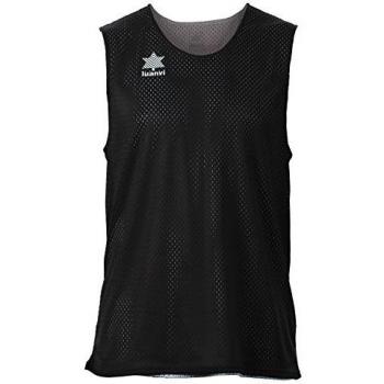 Luanvi Triple Camiseta Reversible Deportiva, Hombre, Negro/Blanco, 4XL