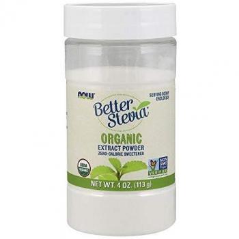 Now Foods Organic BetterStevia Powder Extract - 113g
