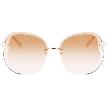 Longchamp Womens Sunglasses Lo160s - Brown Metal - One Size