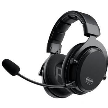 Auriculares Gaming Inalámbricos Cherry Xtrfy H3 - Sonido Optimizado para Esports, Micrófono Desmontable, Negro