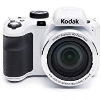 Kodak PixPro AZ421 White 16MP Bridge Camera with 42x Optical Zoom
