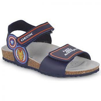 Sandalias Geox para Niño Modelo J Ghita Boy en Color Marino EU 33