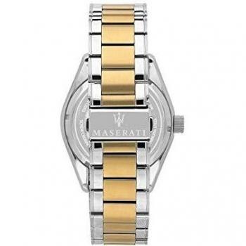 Maserati Men's Analog Quartz Watch with Leather Strap R8821112004