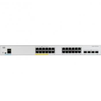 Cisco Catalyst 1000-24P-4G-L Managed L2 Gigabit Ethernet (10/100/1000) Switch with Power over Ethernet (PoE) Grey