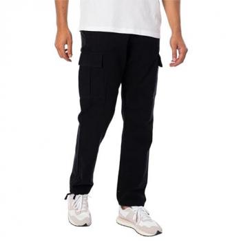 Jack & Jones Men's Straight Leg Cargo Pants Barkley - Black - Size 34/30