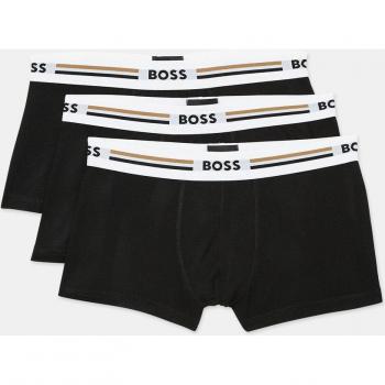 BOSS Men's 3-Pack Revive Boxer Trunks, Black - Size: 32/30/31