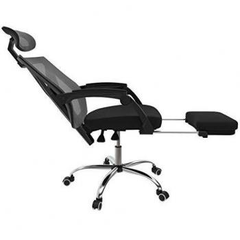 Hbada Silla de Oficina Silla giratoria Silla de computadora con reposacabezas Silla ejecutiva con reposacabezas Ajustable Respaldo ergonómico Ajuste de Altura Ajuste de inclinación