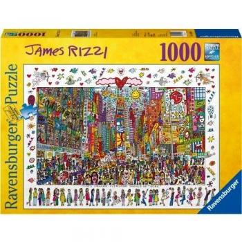 Ravensburger 19069 - James Rizzi Times Square Puzzle - 1000 Pieces