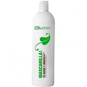Blumin Mascarilla de Pelo/Mascarilla para el Cabello con Té Verde y Menta Rica en Ácidos Grasos, 1000 ml