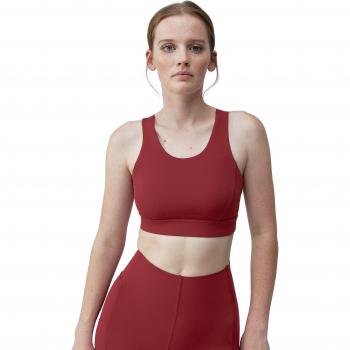 Top Deportivo de Alta Sujeción para Mujer Denise Color Rojo Oscuro - XS