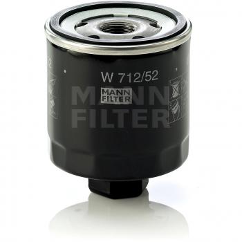 Original MANN-FILTER Filtro de aceite W 712/52 – Para automóviles