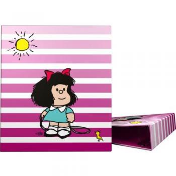 Carpeta 4 anillas 40mm forrada A4 Mafalda24 Birdie