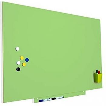 Rocada | Pizarra Verde de Rotulador | Pizarra Magnética Sin Marco | Pizarra Imantada de Pared | Sistema de Sujeción Patentado con Imán | Pizarra Verde 75 x 115 cm