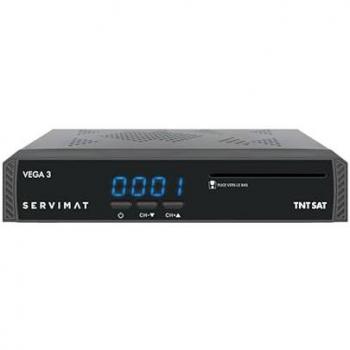 Receptor TNT Satélite HD Servimat VEGA3 con 1 salida HDMI y 1 salida Péritel