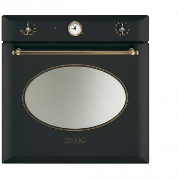 Smeg SF855AO - Horno (79L, 3000W, Eléctrico, Integrado, Antracita, Giratorio)