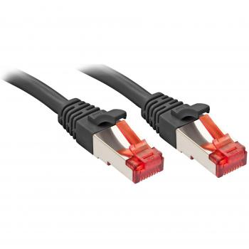 Lindy Cat6 S/FTP 0.3m Black Networking Cable