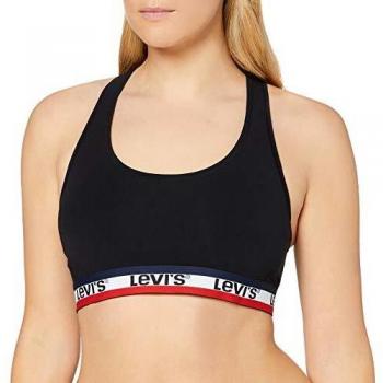 Levi's Sporty Bralette Sujetador Deportivo, Jet Black, S para Mujer
