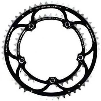 ATAT-1 T.A. Campagnolo Plato de Ciclismo, Negro, Talla Única