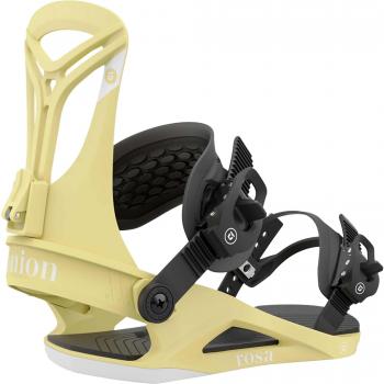Fijaciones de Snowboard para Mujer Union Rosa Yellow S