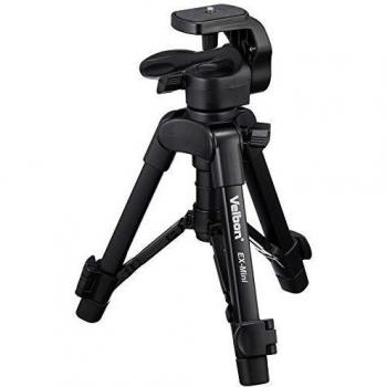 Velbon Ex-Mini - Trípode Completo, Negro