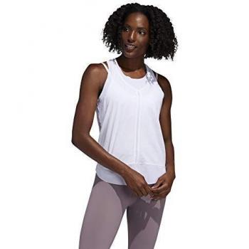 adidas Shv Tank Top Sin Mangas, Mujer, Blanco, S