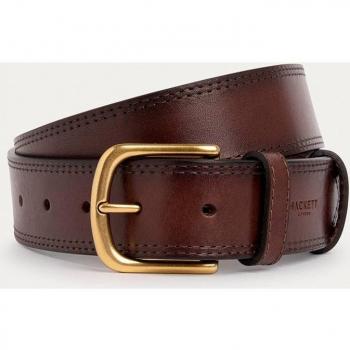 Hackett - Cinturón de hombre piel con hebilla metálica