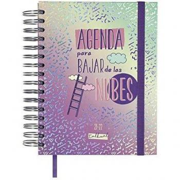 Finocam - Agenda Talkual 2021 2022 4º - 155x217 1 Día por Página Nubes Rosa Español