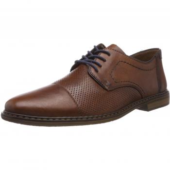 Rieker Men's 13428-24 Obermaterial Leder Derbys, Brown