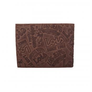 LOIS - 10801 BILLETERO DE PIEL, Color Marron