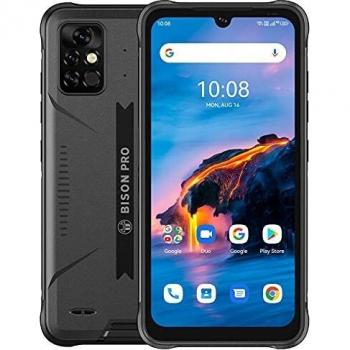Móvil Resistente UMIDIGI Bison Pro [2022] 8+128GB, 48MP Cámara Teléfono Móvil para Exteriores, 6.3''FHD Android 11 5000mAh NFC Moviles Baratos y Buenos, IP68/IP69 EU Versión Smartphone Todoterreno