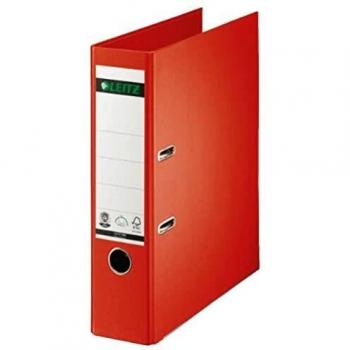 Carpeta de papel LEITZ A4 180 grados 80 mm rojo claro