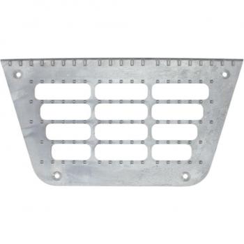 Soporte estribo AUGER AUG67374 - Soporte de estribo de alta resistencia, fabricado en acero, acabado galvanizado para mayor durabilidad, diseñado para montaje en estructuras metálicas y soporte de cargas pesadas