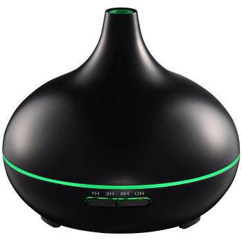 300ml Bebé Humidificador Ultrasónico Aromaterapia, Seguridad y Añadir la Humedad, con vapor frío sano, Difusor de Aceites Esenciales, 7 Colores y 4 Temporizador, Perfecto a Hogar, Bebé, Dormitorio etc