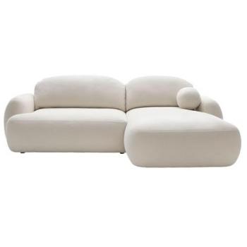 Sofá rinconero Comfivo 382 con función de descanso y caja de ropa de cama, 275 x 90 x 175 cm
