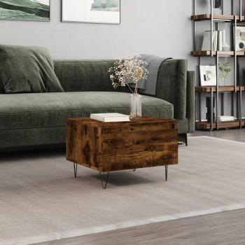 Mesa de centro Smoke Oak 50x46x35cm en madera multicapa