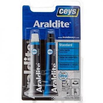 Ceys - Araldite - Adhesivo gran resistencia - 2 Blisters x 15 ML